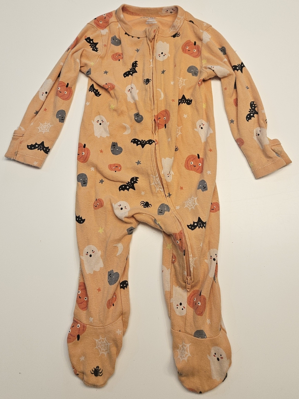 Old Navy Halloween 2-Way Zipper Footed Baby Bodysuit